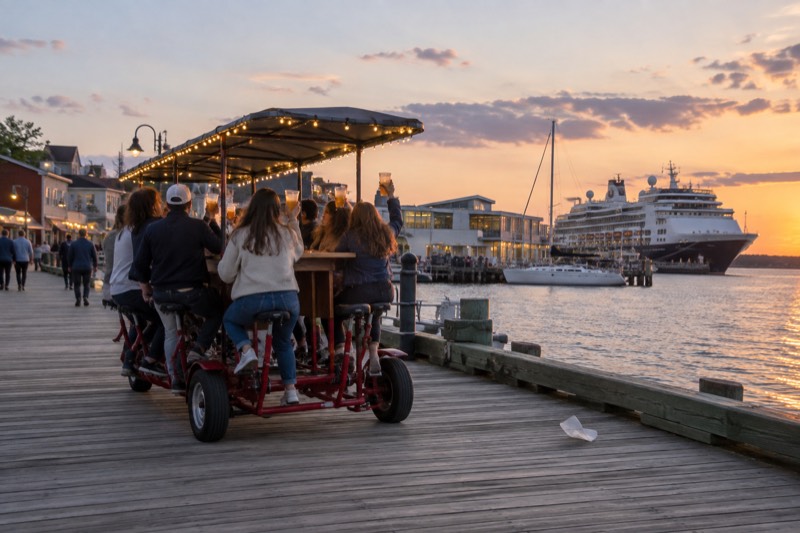 Solar PartyBike, Food And Drinks